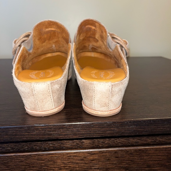Kork-Ease Kori Suede D-Ring Hardware Wedge Clogs Sz 8 Wrapped Suede Taupe - Picture 8 of 12